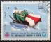 YEMEN ROYAUME N 257(A) o Y&T 1968 Jeux Olympique d'hiver  Grenoble (luge)