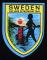 Blason  Ecusson Autocollant Adhesif   SWEDEN  ( Sude )