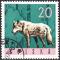POLOGNE - 1965 - Yt n 1483 - Ob - Animaux des forts ; loup