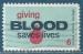 USA N918 Pour le don de sang oblitr