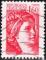 FRANCE - 1981 - Yt n 2155 - Ob - Sabine de Gandon 1,60 F rouge