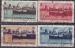 Nelle CALEDONIE  N 268/71 de 1948 oblitrs tous les timbres  ce type