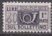 EUIT - Colis postaux - 1957 - Yvert n 77 - Cor de la Poste : Part 1 Fil. toile