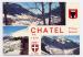 Carte Postale Moderne Haute Savoie 74 - Chtel, le village sous la neige