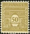 Francia 1944.- Arco del Triunfo, Y&T 623**. Scott 2N4**. Michel 642**.