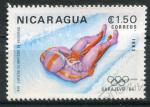 Timbre du NICARAGUA 1983  Obl  N 1284  Y&T  Jeux Olympiques