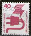 **   ALLEMAGNE    40 pf  1972  YT-575  " Prise dfectueuse "  (o)   **