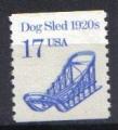 Etats Unis 1986 - USA  - Scott 2135 - YT 1691 - transports - traineau  chiens