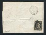 Rare lettre de Belleville lès Paris pour le Procureur à Péronne ( Seine 1850 ) 