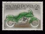Hongrie 1985 - YT 3017 - oblitr - moto Suzuki Katuna GSX 1983