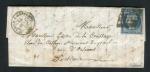 Rare lettre de St Savin sur Gartempe pour Poitiers ( VIenne 1852 ) avec un n° 4
