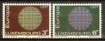LUXEMBOURG N°757/758* (Europa 1970) - COTE 1.80 €