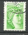 France timbre n1977 oblitr anne 1977 Sabine de Gandon 