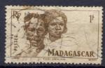 Timbre COLONIES FRANCAISES  MADAGASCAR 1946  Obl N 306  Y&T