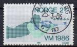 NORVGE N 898 o Y&T 1986 Championnat du Monde de biathlon