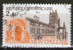 **   FRANCE    2,10  F  1985  YT-2350  " Cathdrale de Montpellier "  (o)   **