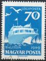 HONGRIE N PA 225 o Y&T 1959 Tourisme au lac Balaton (Bateau)