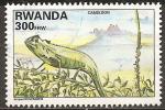 rwanda - n 1327  obliter - 1997