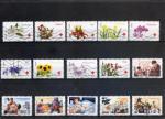 lot de 64 timbres adhsifs differents Croix Rouge