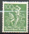 Allemagne Yvert N170 oblitr 1922 Mineur