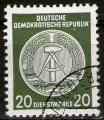 **   ALLEMAGNE EST    20 pf  1956  YT-S32  " Timbre administration "  (o)   **