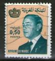 **   MAROC   0,50 d  1981  YT-912  " Hassan II "  (o)   **