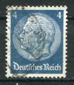 Timbre ALLEMAGNE Empire 1932-33  Obl  N 443  Y&T  Personnage