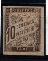 France, colonie : taxe n 19 o oblitr anne 1893