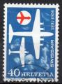 SUISSE N 575 o Y&T 1956 25e Anniversaire de la compagnie arienne Swissair