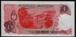 **   ARGENTINE     1  peso argentino   1984   p-311a2    UNC   ** 