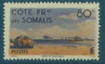Ctes Franaises des Somalis 1947 - Y&T 269 - oblitr - poste de Khor Angar