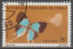 CONGO 1971 305 oblitr Papillons