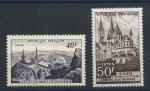 France N°916/17** (MNH) 1951 - Monuments et sites