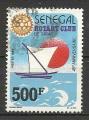 Sngal 1987; Y&T n 711, 500F Rotary Club de Dakar 