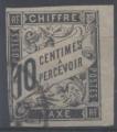 France, Colonies Gnrales, taxe : n 7 oblir anne 1884