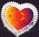3220 - Saint Valentin-coeur avec "je t'aime" (autoadhsif)- Oblitr - 1999 