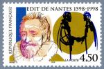 Timbre de 1998 - 400me anniversaire de l&#180;Edit de Nantes N 4105