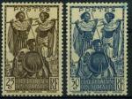 France : Cte des Somalis n 155 et 156 nsg  (anne 1938)