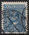 Pologne : n 345 oblitr anne 1928