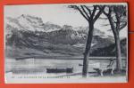 CP 74 Lac D' Annecy et la Tournette (timbr 1923)
