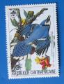 Centrafricaine 1985 - Oiseau Geai Bleu (Obl)