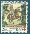 France 1995 - Y&T 2946 - oblitr - Croix Rouge tapisserie de Saumur