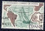 Espagne 1977 Oblitr Used II Centenaire du Courrier des Indes SU
