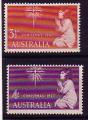 Australie 1957  Y&T  242-243  N**