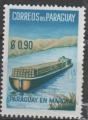 PARAGUAY N 594 **  Y&T 1961 Paraguay en marche (transport fluviale)