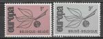 BELGIQUE N°1342/1343** (Europa 1965) - COTE 1.30 €