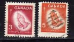 Am. Canada. 1966. N 375. 376. Obli.