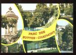 CPM 75 PARIS Le Parc des Buttes Chaumont Multi vues