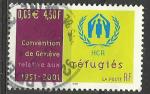 France 2001; Y&T n 3416; 4,50F (0,69) Convention de Genve, rfugis 