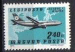 Timbre Hongrie 1977 - YT PA 395 - Poste arienne - Avion Lgibusz A 300B